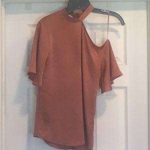 Express one shoulder top